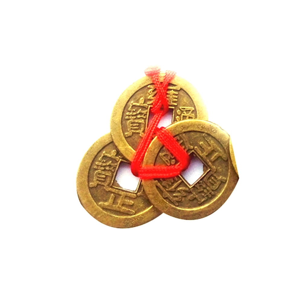 GeweYeeli 3PCS Chinese Good Luck Coins Wealth Success Fortune Copper GeweYeeli 3PCS Chinese Good Luck Coins Wealth Success Fortune Copper