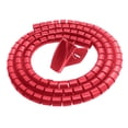 thumbnail image 2 of S SERENABLE ( long, 8mm Diameter) PE Adjustable Cable Sleeves for TV Computer Cable Management Sleeves for Computer/Home Theater/Speaker Entertainment Center - Red,, 2 of 6