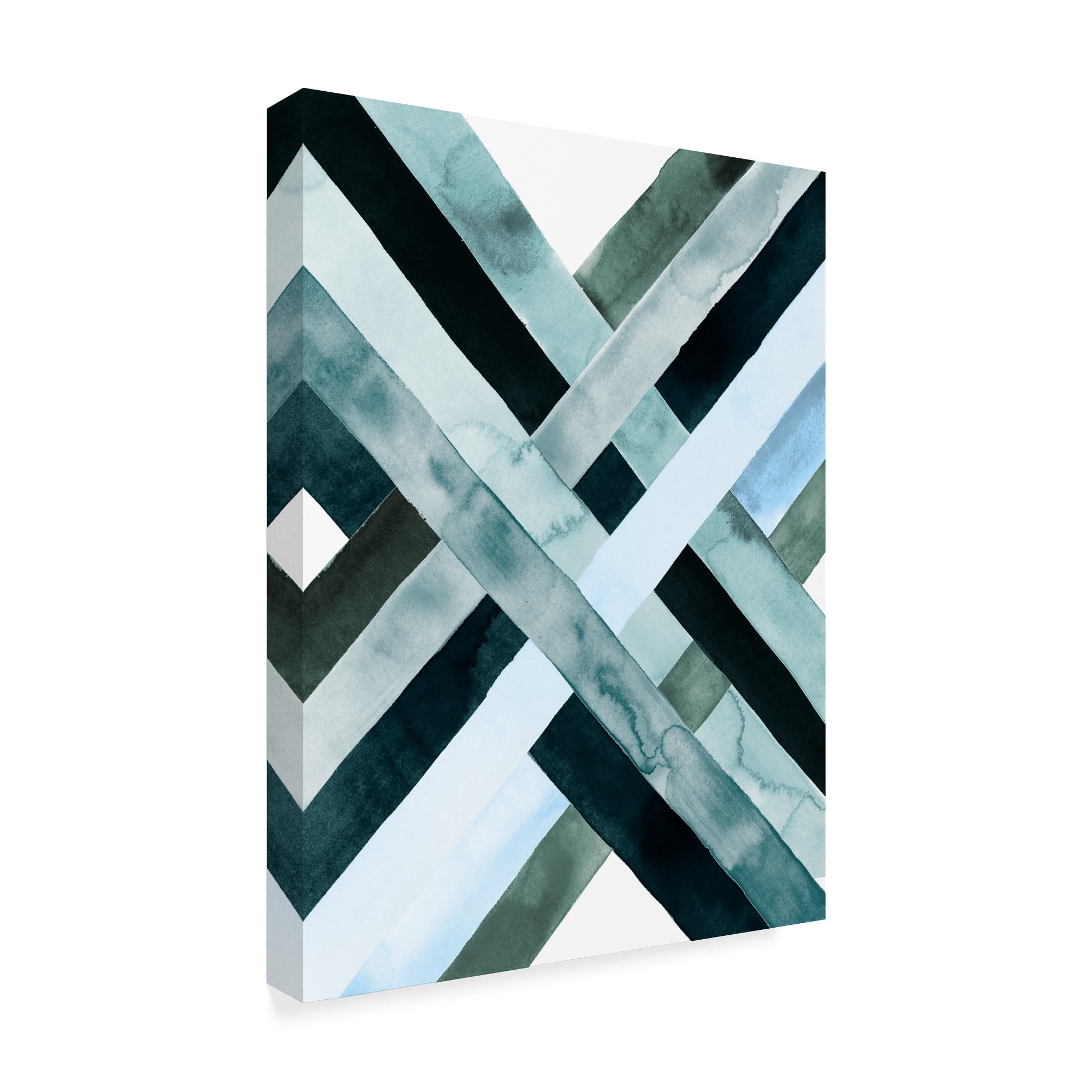 Trademark Fine Art 'Watercolor Weave I' Canvas Art by Grace Popp