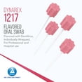 thumbnail image 2 of Dynarex Dentifrice-Flavored Swabsticks, Pleasant Tasting Cotton Swabs that Gently Sooth and Refresh Dry Mouth, Individually Wrapped, 1 Case of 1,000 Swabsticks, 2 of 7