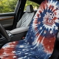 thumbnail image 4 of XYZCANDO Cars Seat Cover American Tie Dye Pattern Car Cushion Seat Covers for Travel Gym, Sweatproof Non-Slip Car Seat Towel Cover for Van SUV, 4 of 11