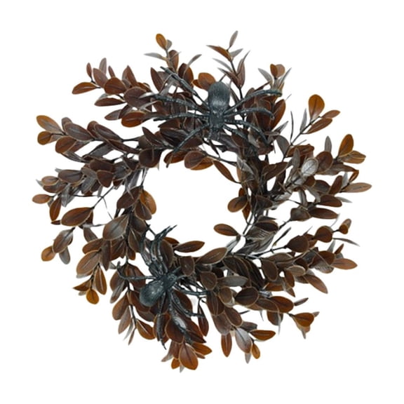 1pcs Christmas Candle Rings Wreath Simulated Flower Candle Rings Centerpiece For Home Dining Tables Wedding Decorations Party Decorations