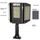 thumbnail image 4 of Billuyoard Luz alimentada por energía solar Sensor de movimiento plegable Jardín Camino Parque Patio Calzada Patio Pasarela Calle Paisaje Lámpara Iluminación y accesorios Tipo 2 Billuyoard HA073240-02, 4 of 6
