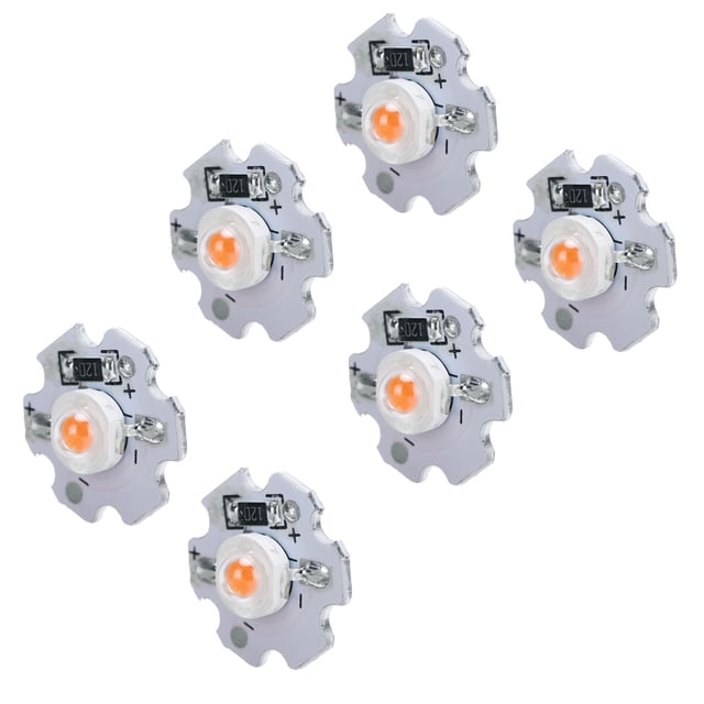 Chip SMDLED, 25 piezas 0,5 W 5 V, accesorios de lámpara de chip de alta fuente de luz, durabilidad mejorada