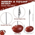 thumbnail image 3 of Clearance!clips de resina para notas con base de pelota deportiva con alambre de caimán,soporte para tarjetas de números de mesa,soporte para fotos para oficinas,menús,bodas,fiestas, 3 of 6