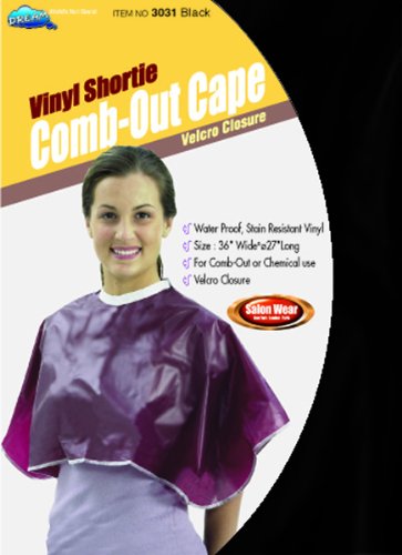 Salon Elements Shortie Cape Black