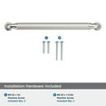 thumbnail image 4 of Amerock Cowrie 6-5/16 inch (160mm) Center-to-Center Polished Nickel Cabinet Pull, 4 of 6
