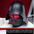 thumbnail image 3 of Luz de máscara de Darth Vader con sonido, lámpara coleccionable de Star Wars con licencia oficial, decoración de habitación de Star Wars y regalo para hombres, 3 of 5