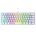 thumbnail image 1 of K61 60 por ciento RGB Teclado con cable retroiluminado 62 teclas Teclado ergonómico para computadora PC, 1 of 7
