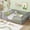 Gray, variant on Bellemave Twin Size Floor Bed Frame, Wooden House Bed Twin Size with Fence, Montessori Bed with Guardrails for Bedroom(White)