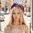 thumbnail image 2 of Unique Bargains 1 Pc Headband Color Matching Feathers Hair Accessories for Women Red White, 2 of 5