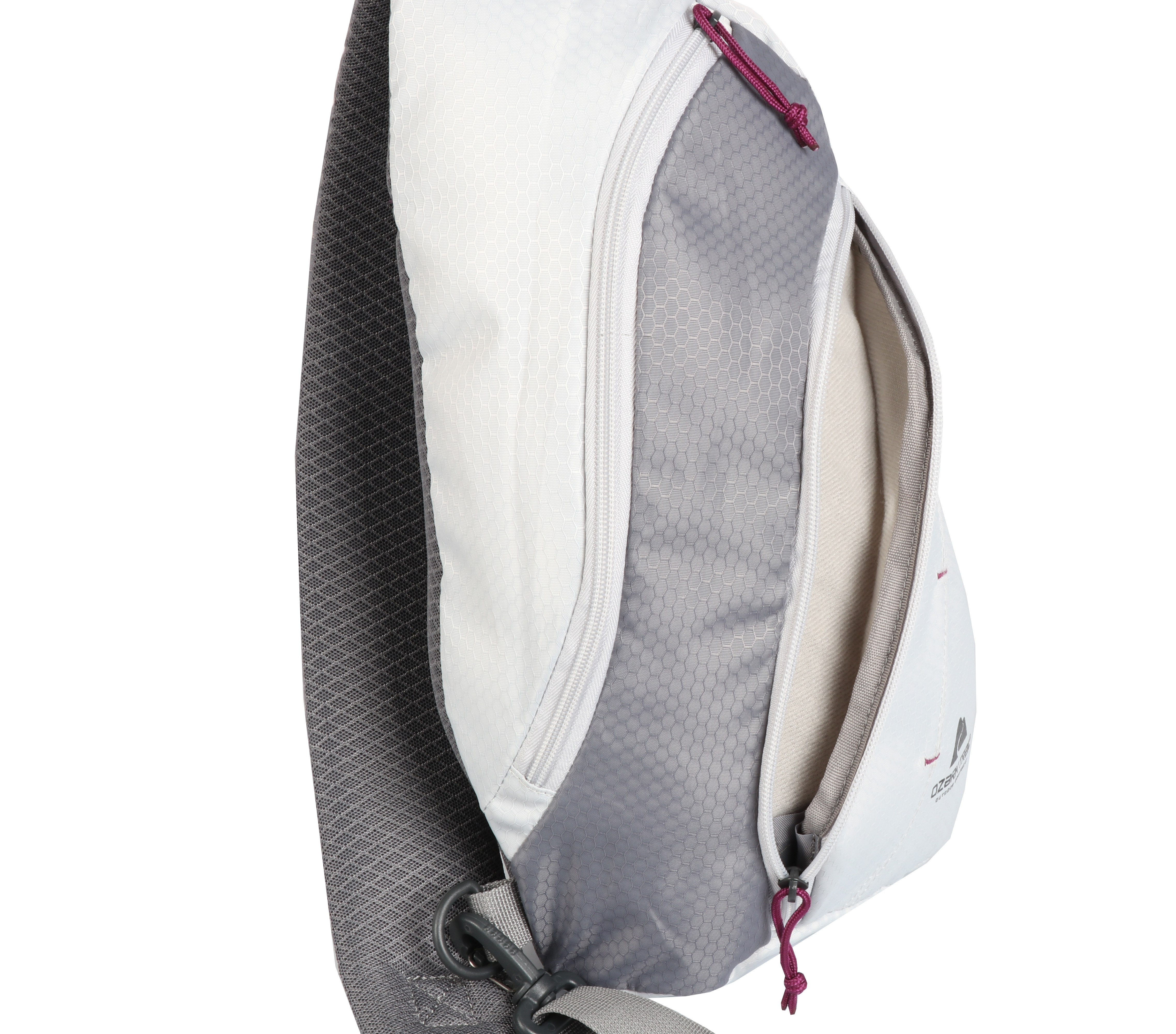 Ozark Trail 7 Liter Sling Backpack, Gray Polyester - image 4 of 6