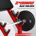 thumbnail image 4 of Preacher Curl Bench, Bicep Curl Machine with 70 LBS and Olympic Barbell, Tricep Workout Equipment for Home Gym, 4 of 9