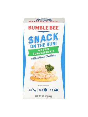 Bumble Bee Snack On The Run Fat-Free Tuna Salad with Crackers Kit, 3.5 oz