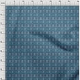 thumbnail image 4 of oneOone Polyester Spandex Teal Blue Fabric Asian Kilim Sewing Craft Projects Fabric Prints By Yard 56 Inch Wide, 4 of 5