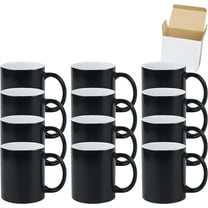 15oz Color Changeable Sublimation Mug Black, Packed in White Box, Case of 24