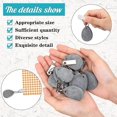thumbnail image 5 of Perchas De Pesas Para Picnic Al Aire Libre Decoración De Mesa De Cena Familiar Mantel Pesas Cubierta De Mesa En Forma De Lágrima Pesas Clip De Metal Mantel Colgante Piedra, 5 of 5