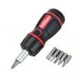 thumbnail image 5 of Hyper Tough 7 Piece Stubby Ratcheting Screwdriver Bit Set, 5 of 15