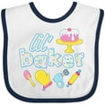 thumbnail image 3 of Inktastic Lil' Baker Icing and Cake Boys or Girls Baby Bib, 3 of 4
