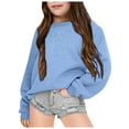 thumbnail image 1 of VJATTWR Chandails à Capuchon pour Adolescentes Chandail à Capuchon pour Enfants d'Automne et d'Hiver à Manches Longues Mode Imprimé Col Rond Chandail à Capuchon pour Garçons et Filles Plus Chandail à Capuchon Chaud 7-8 Ans, 1 of 4