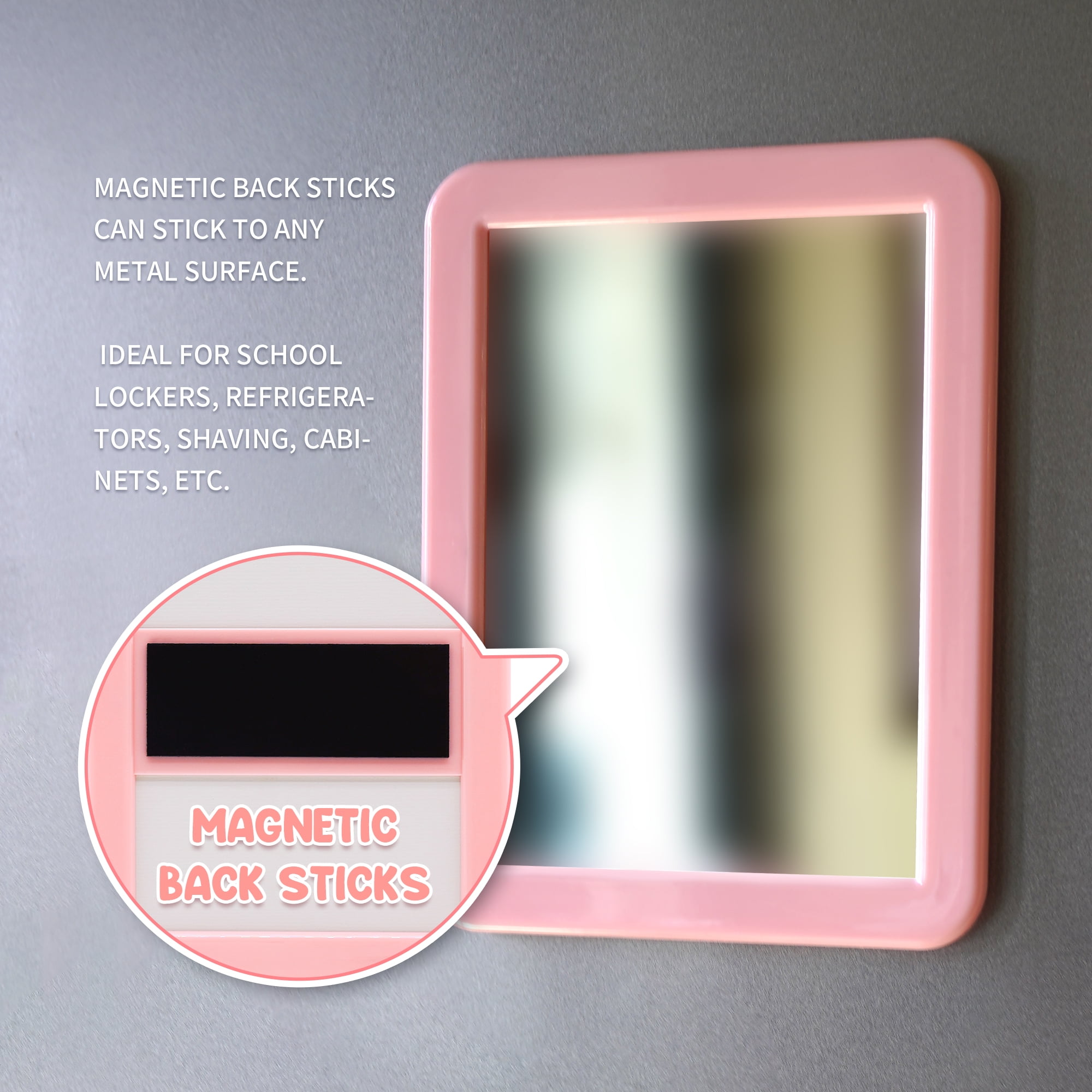 Hello Beautiful Magnetic Locker Mirror / Stylish Locker Décor /  Shatterproof Locker Accessory / Back To School Locker Supplies