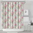 thumbnail image 2 of Waterproof Pioneer Shower Curtain 72x84 Inch Colorful Floral Polyester Unique Shower Curtain for Bathroom Hotel Home Decor with 12 Plastic Hooks, 2 of 5