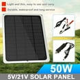 thumbnail image 5 of EASTIN 20W Solar Panel 12V Trickle Charge Battery Charger Maintainer Marine RV Car T-IT, 5 of 8