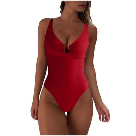 Sexy Bikini Black Thong Swimsuit Women s Swimsuit With A Belly And U Shaped Steel Wire Pleated And Gathered Swimsuit High Cut Bikini