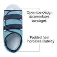 thumbnail image 5 of Ossur Post-Op Foot Brace Recovery Shoe, Breathable Blue Mesh, Female Large, Fits Women's Size 9 and Up, 1 Ct, 5 of 8