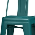 thumbnail image 2 of Rayne - 24" Metal Counter Height Stool (Set of 4) - Teal Blue, 2 of 8