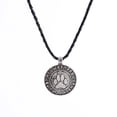 thumbnail image 3 of Fiudx Collar de Runas Nórdicas, Colgante de Oso de Aleación de Plata, Cadena Única de 45 Cm, Accesorio de Moda, Ideal para Uso Diario, para Renovar Tu Estilo o para Cualquier Ocasión., 3 of 3