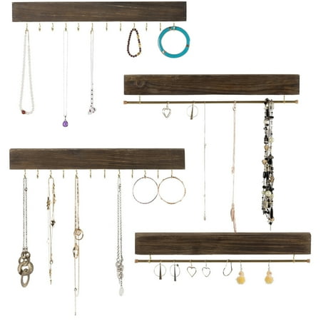 Rustic Jewelry Display Ideas Large Wall Mounted Jewelry Organizer. 17