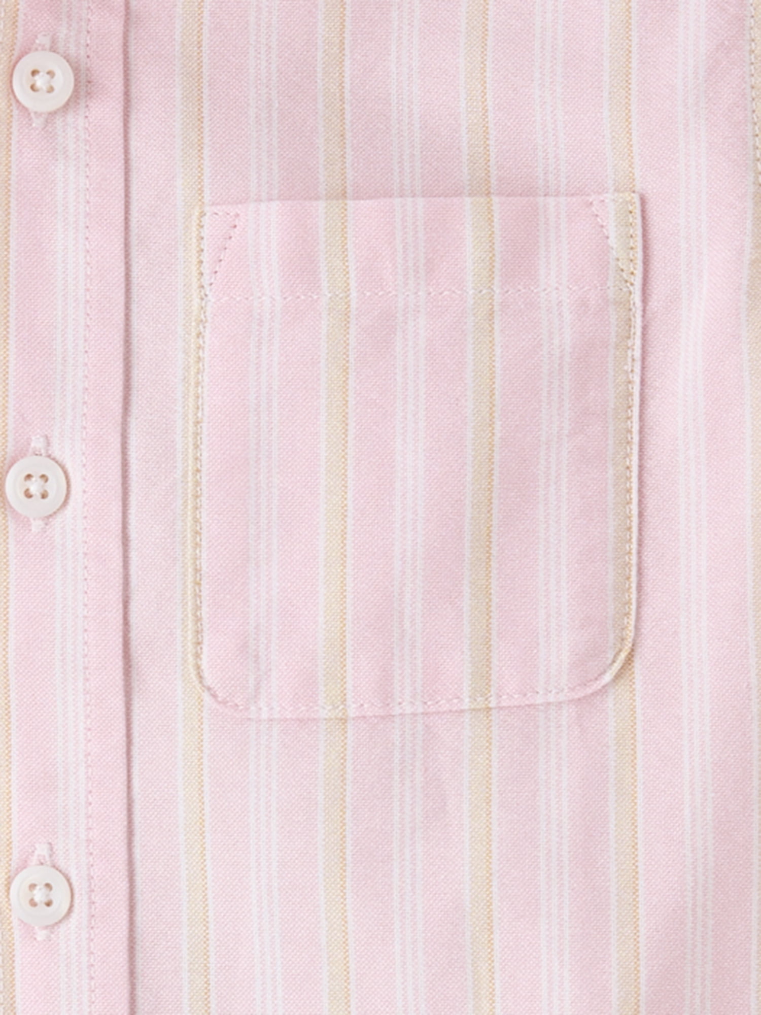 The Children's Place Boys Short Sleeve Striped Oxford Button Up Shirt, Sizes XS-XXL