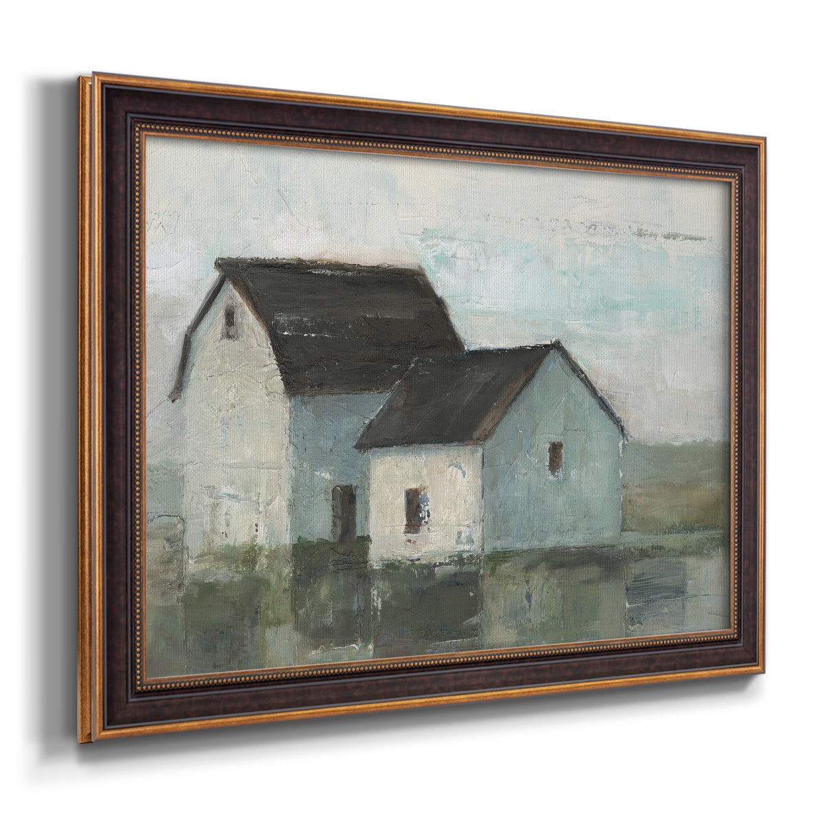 Barn at Sunset II Premium Framed Canvas- Ready to Hang