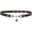 Dark coffee, variant on Punk Bell Choker PU Leather Collar Gothic Necklace Neck Accessories