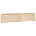 thumbnail image 6 of vidaXL Wall Cabinet Floating Cabinet Display Stand with 2 Hidden Compartments, 6 of 27