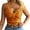Orange, variant on Women's Soft Casual Lace Crochet Spaghetti Strap Cami Crop Top Camisole