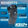 thumbnail image 5 of OrthoSleeve KS7+ Adjustable Knee Brace Compression Knee Sleeve for Knee Pain Relief, Large, 5 of 10