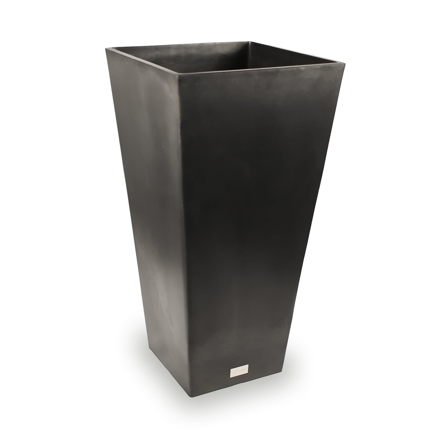 Veradek Midland Tall Square Planter Black 28 in. by Veradek Inc