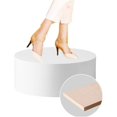 thumbnail image 1 of Portable Showing Plinth Pillar Round Display Pedestal Stand Bridal Shop Platform Base Stand No Installation Required, for Home Clothing Store(31.5x5.9in), 1 of 1