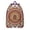 Purple-4, variant on Ethnic Boho Backpack, Durable School Bag with Tribal Traditional and Mystic Floral Motifs
