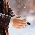 thumbnail image 4 of Winter Gloves for Men | Fleece Lined Thermal Gloves | Windproof & Water Resistant Outdoor Gloves for Work, Driving, and Cold Weather | Touchscreen Compatible, 4 of 5