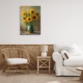 thumbnail image 3 of Stupell Industries Transitional Moody Sunflower Vase Canvas Art, 16 x 24, by Creative Studio, 3 of 8