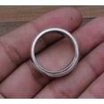thumbnail image 4 of Boho Smooth Sterling Silver With 925 Stamped Purity Band Ring For Men Women, 4 of 6