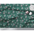 thumbnail image 3 of Soimoi Rayon Fabric Leaves & Rose Floral Fabric Prints By Yard 56 Inch Wide, 3 of 3
