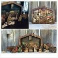 thumbnail image 5 of Dengmore Nativity Puzzle With Wood Burned Design,Wooden Jesus Puzzle Set Photo Frame, 5 of 9