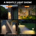 thumbnail image 3 of Focos solares LEREKAM, 40 LED, IP65, impermeables, paquete de 10, 3 of 7