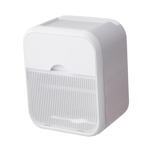 Caja para guardar papel higiénico, porta rollos de papel higiénico, portarrollos de papel higiénico blanco