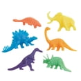 thumbnail image 2 of Unique Industries Assorted Neon Plastic Dinosaur Party Favors, 12 Count, 2 of 3