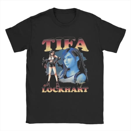 TendyTee Men'S T-Shirt Tifa Lockhart Final Fantasy 7 Casual Pure Cotton Tees Short Sleeve, Sweatshirt, hoodie